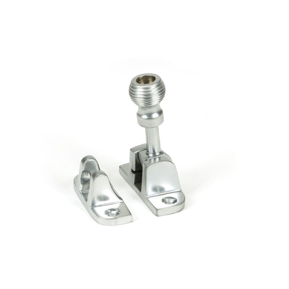 From The Anvil Window Furniture Satin Chrome / Sash Window Brighton Fasteners / Yes From The Anvil - Satin Chrome Beehive Brighton Fastener (Radiused)