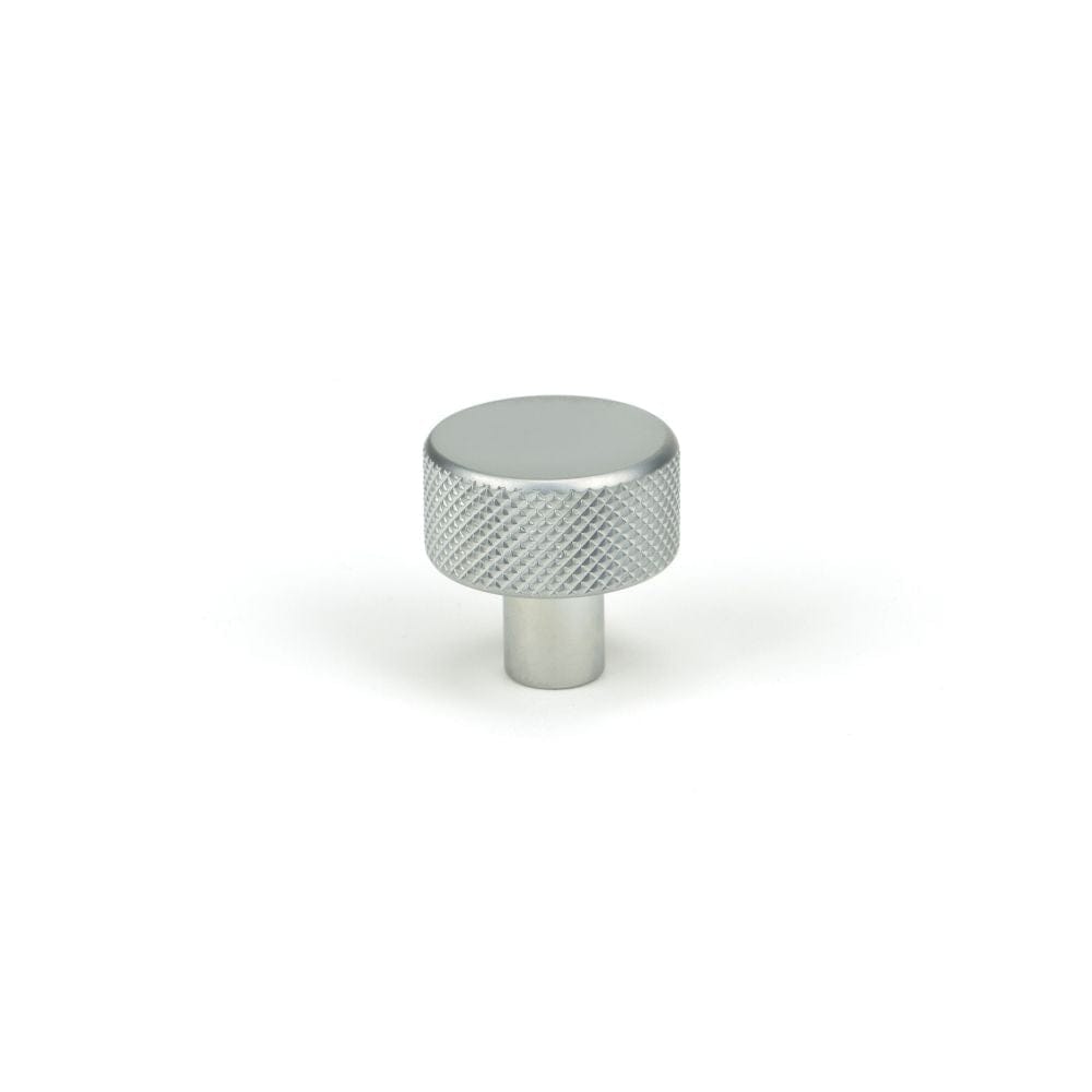 From The Anvil Cabinet Hardware Satin Chrome / Cabinet Knobs / 25mm Dia. From The Anvil - Satin Chrome Brompton Cabinet Knob - 25mm (No rose)
