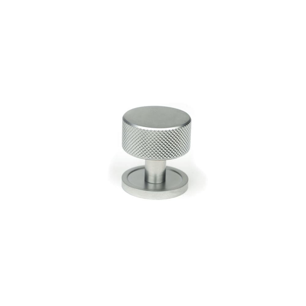 From The Anvil Cabinet Hardware Satin Chrome / Cabinet Knobs / 32mm Dia. From The Anvil - Satin Chrome Brompton Cabinet Knob - 32mm (Plain)
