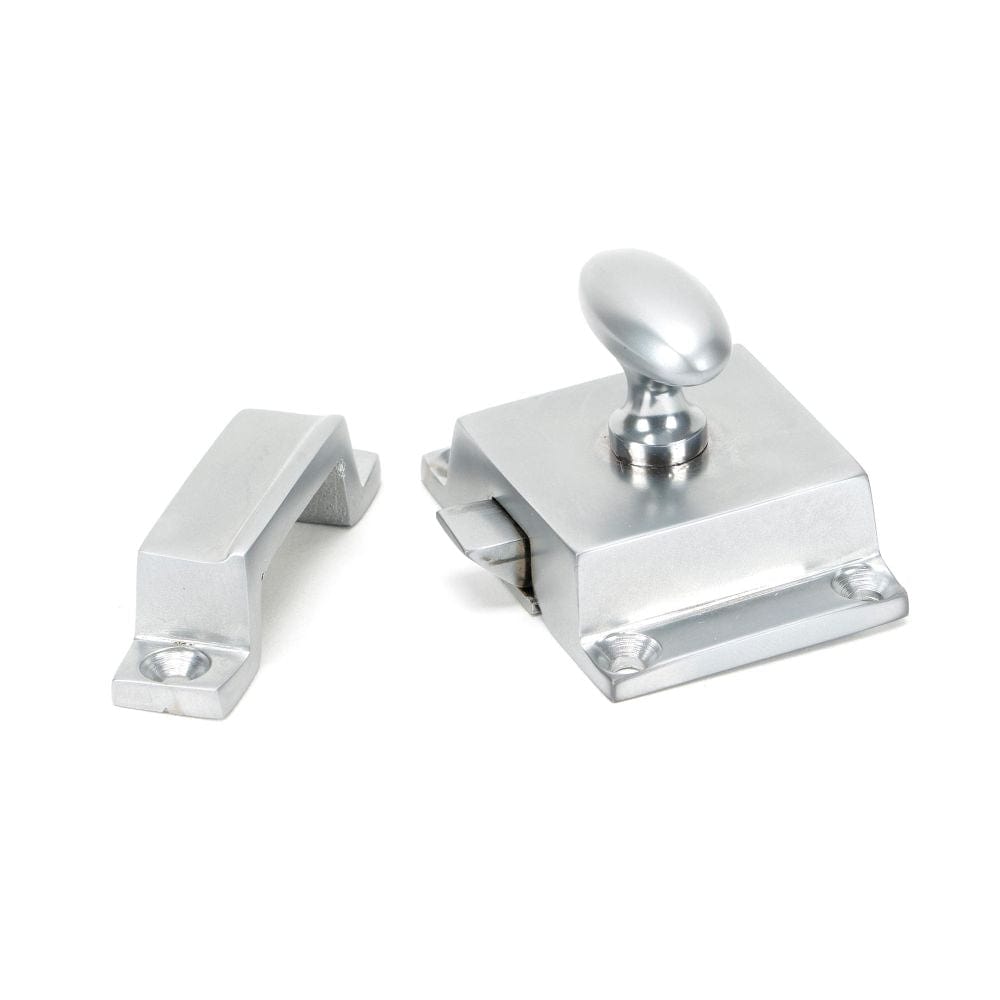 From The Anvil Cabinet Hardware Satin Chrome / Cabinet Turn Catch From The Anvil - Satin Chrome Cabinet Latch
