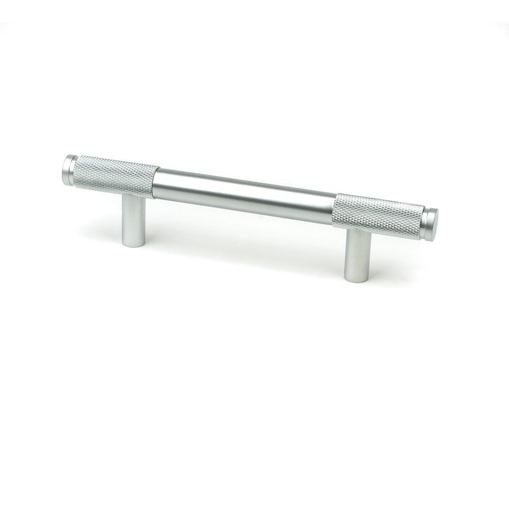 From The Anvil Cabinet Hardware Satin Chrome / Cabinet Pull Handles / Small From The Anvil - Satin Chrome Half Brompton Pull Handle - Small