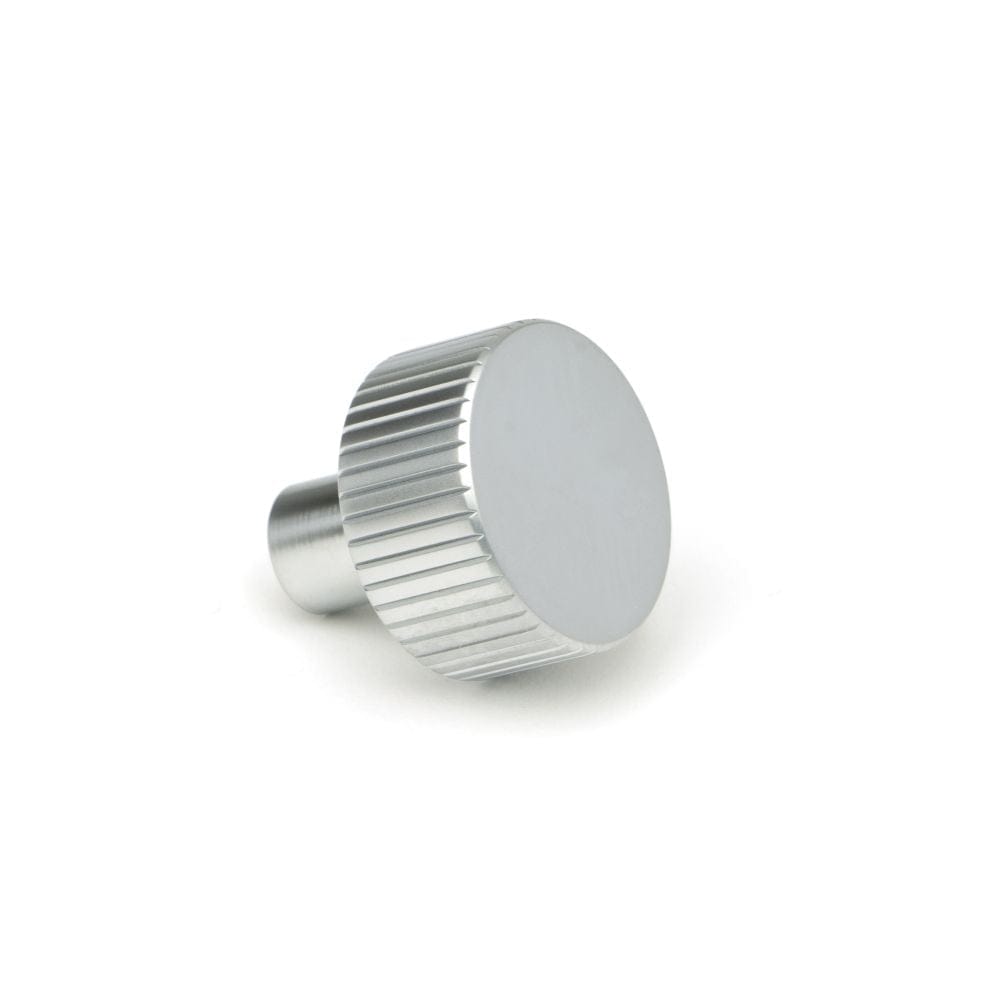 From The Anvil Cabinet Hardware Satin Chrome / Cabinet Knobs / 25mm Dia. From The Anvil - Satin Chrome Judd Cabinet Knob - 25mm (No rose)