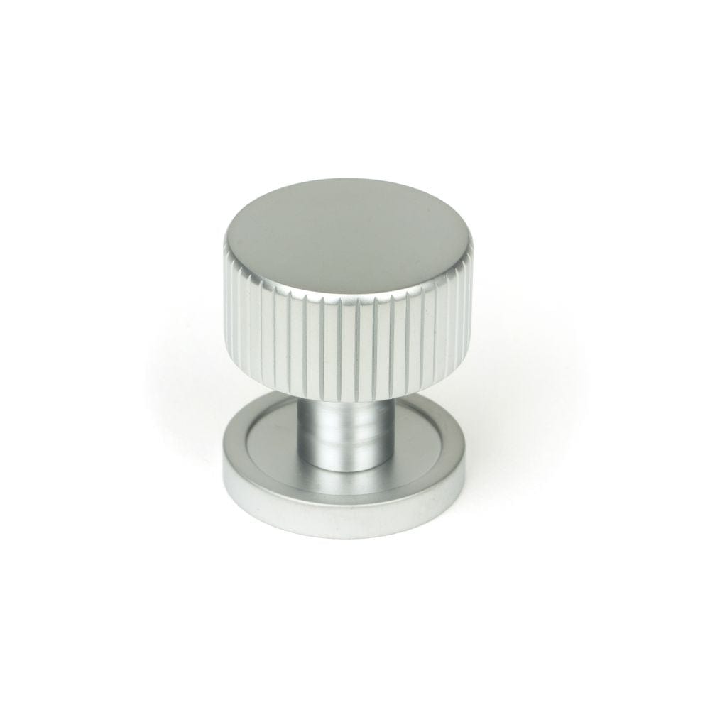 From The Anvil Cabinet Hardware Satin Chrome / Cabinet Knobs / 25mm Dia. From The Anvil - Satin Chrome Judd Cabinet Knob - 25mm (Plain)