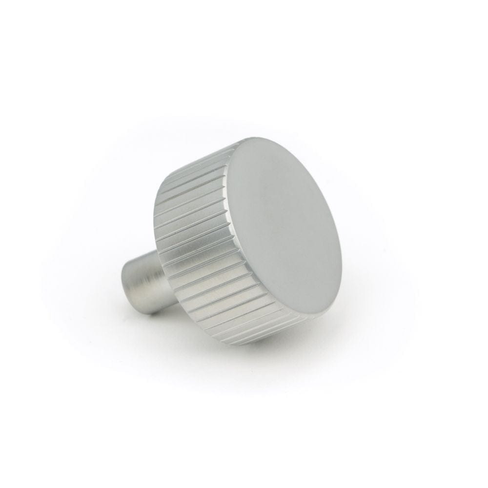 From The Anvil Cabinet Hardware Satin Chrome / Cabinet Knobs / 32mm Dia. From The Anvil - Satin Chrome Judd Cabinet Knob - 32mm (No rose)
