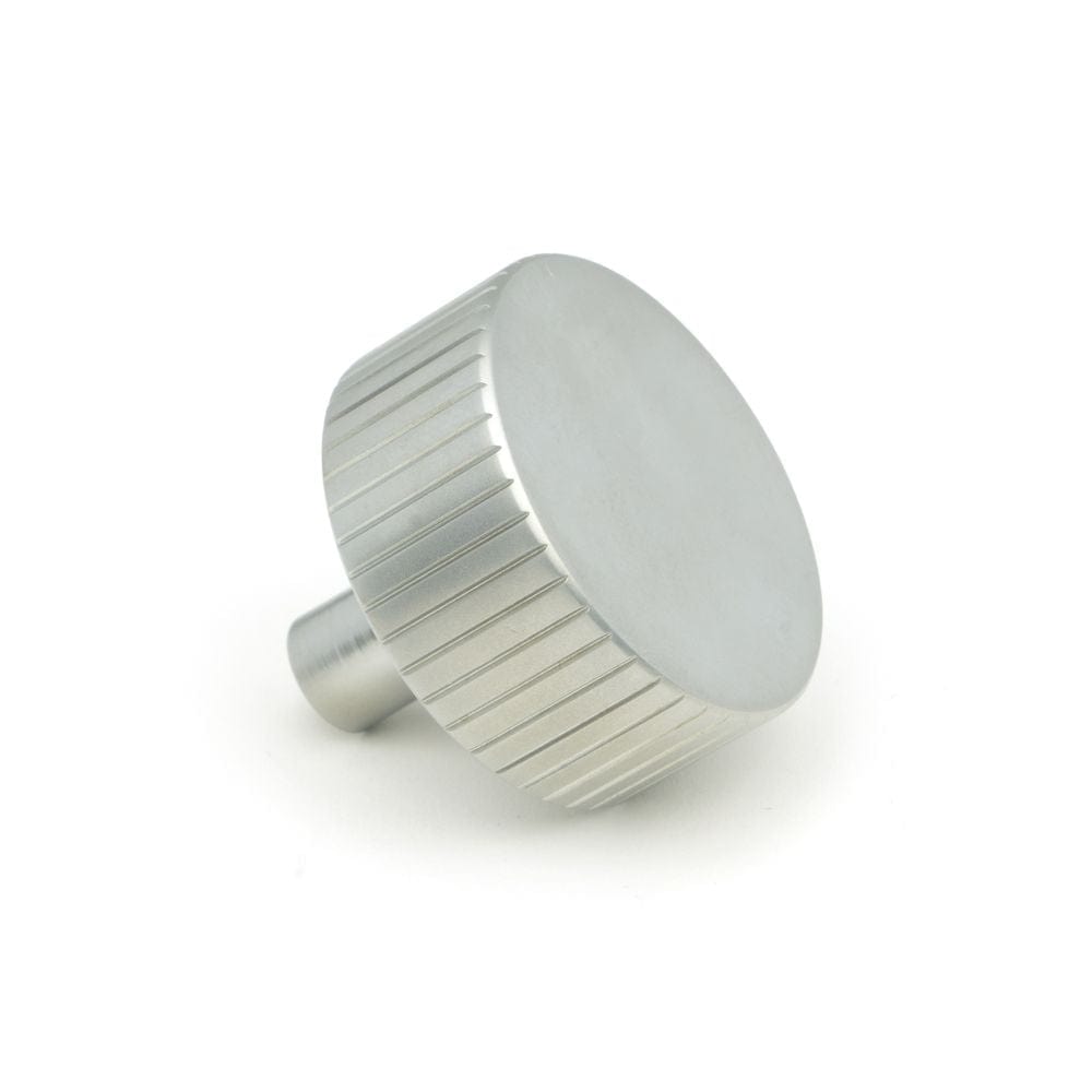 From The Anvil Cabinet Hardware Satin Chrome / Cabinet Knobs / 38mm Dia. From The Anvil - Satin Chrome Judd Cabinet Knob - 38mm (No rose)