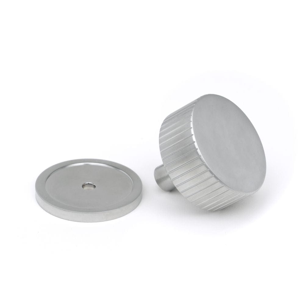 From The Anvil Cabinet Hardware Satin Chrome / Cabinet Knobs / 38mm Dia. From The Anvil - Satin Chrome Judd Cabinet Knob - 38mm (Plain)