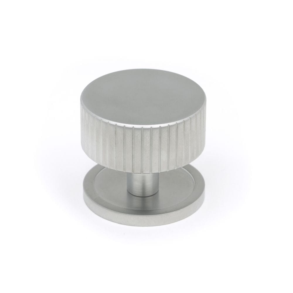 From The Anvil Cabinet Hardware Satin Chrome / Cabinet Knobs / 38mm Dia. From The Anvil - Satin Chrome Judd Cabinet Knob - 38mm (Plain)