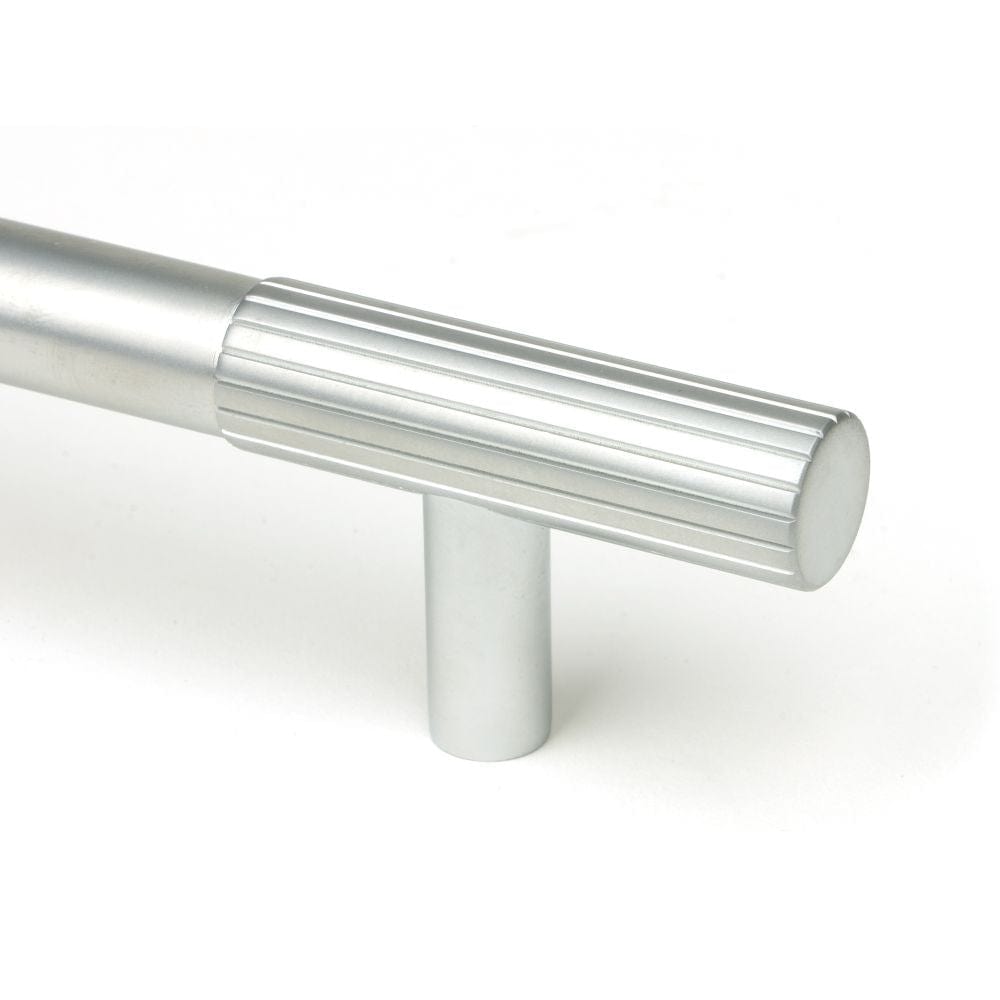 From The Anvil Cabinet Hardware Satin Chrome / Cabinet Pull Handles / Large From The Anvil - Satin Chrome Judd Pull Handle - Large