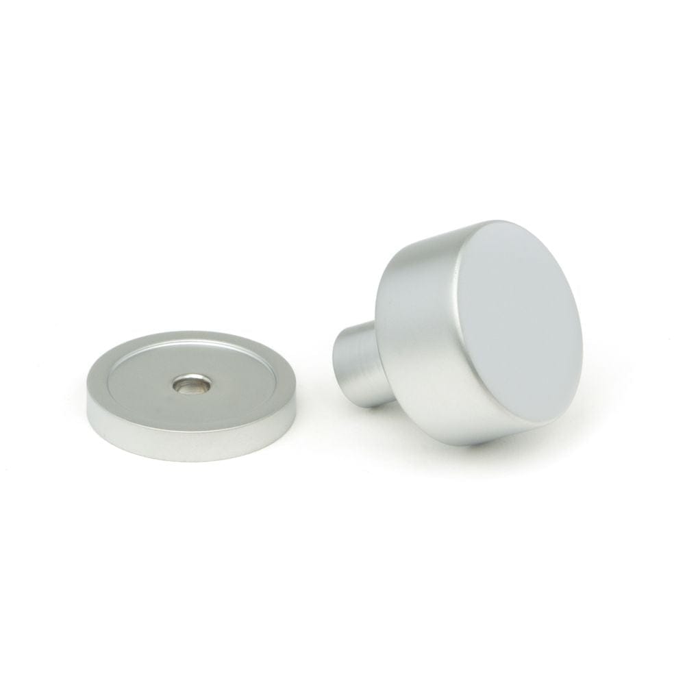 From The Anvil Cabinet Hardware Satin Chrome / Cabinet Knobs / 25mm Dia. From The Anvil - Satin Chrome Kelso Cabinet Knob - 25mm (Plain)