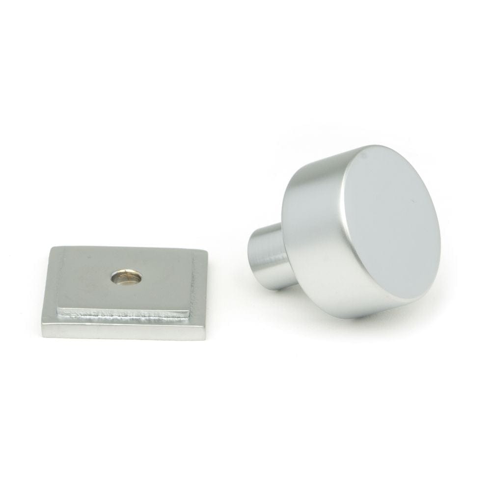 From The Anvil Cabinet Hardware Satin Chrome / Cabinet Knobs / 25mm Dia. From The Anvil - Satin Chrome Kelso Cabinet Knob - 25mm (Square)