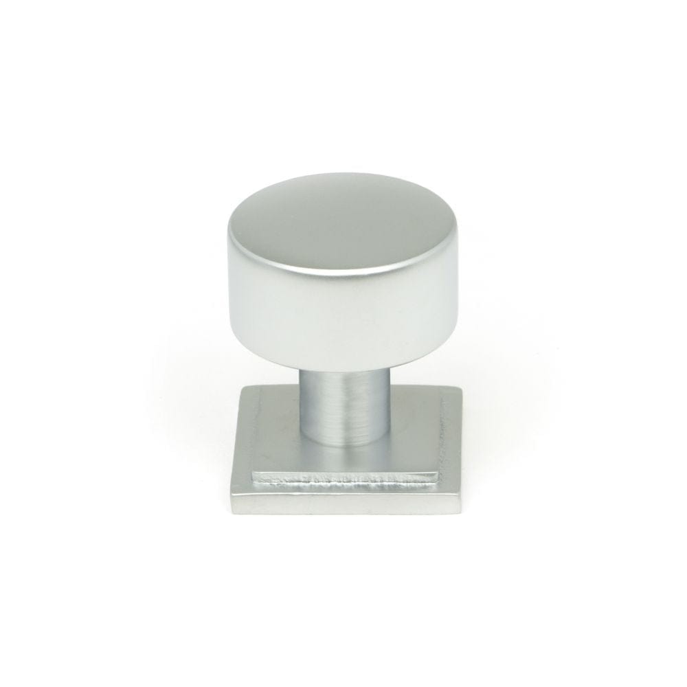 From The Anvil Cabinet Hardware Satin Chrome / Cabinet Knobs / 25mm Dia. From The Anvil - Satin Chrome Kelso Cabinet Knob - 25mm (Square)