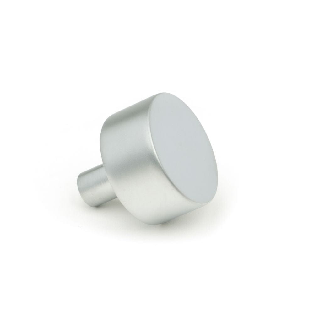 From The Anvil Cabinet Hardware Satin Chrome / Cabinet Knobs / 32mm Dia. From The Anvil - Satin Chrome Kelso Cabinet Knob - 32mm (No rose)