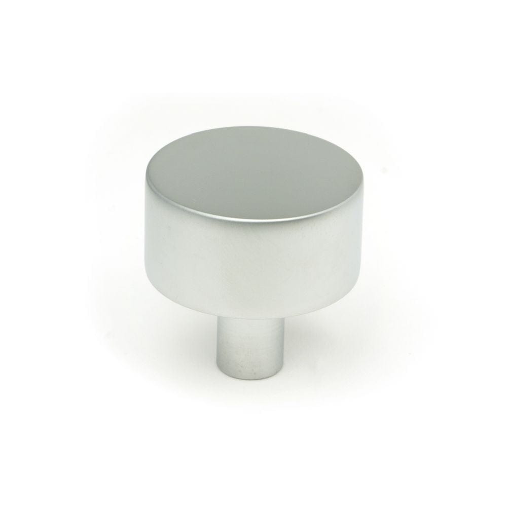From The Anvil Cabinet Hardware Satin Chrome / Cabinet Knobs / 32mm Dia. From The Anvil - Satin Chrome Kelso Cabinet Knob - 32mm (No rose)