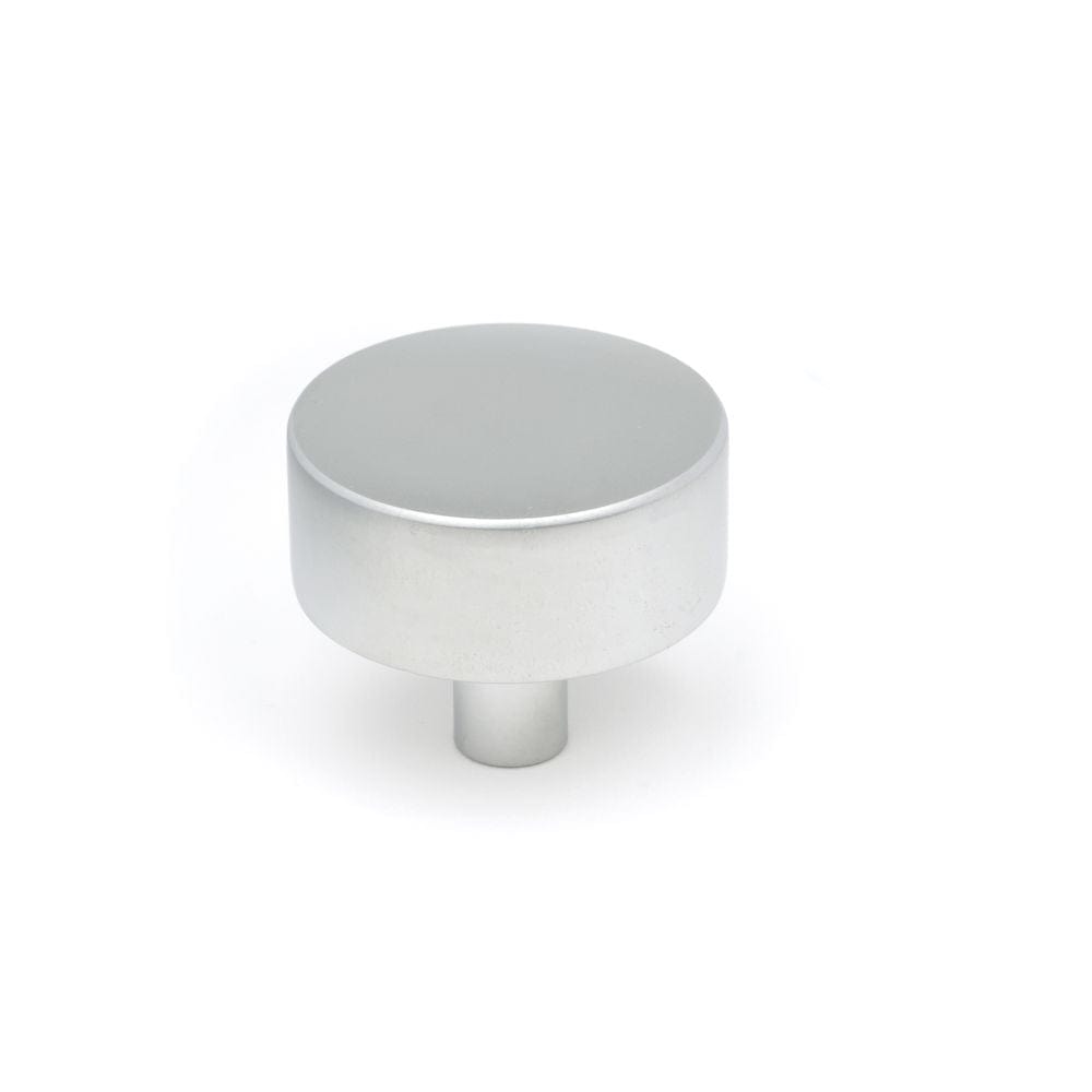 From The Anvil Cabinet Hardware Satin Chrome / Cabinet Knobs / 38mm Dia. From The Anvil - Satin Chrome Kelso Cabinet Knob - 38mm (No rose)