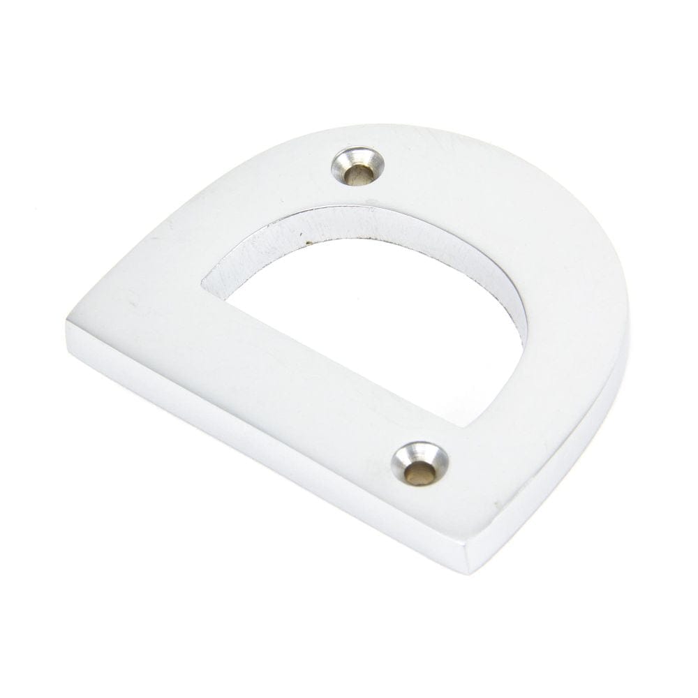From The Anvil Door Furniture Satin Chrome / Letters / D From The Anvil - Satin Chrome Letter D