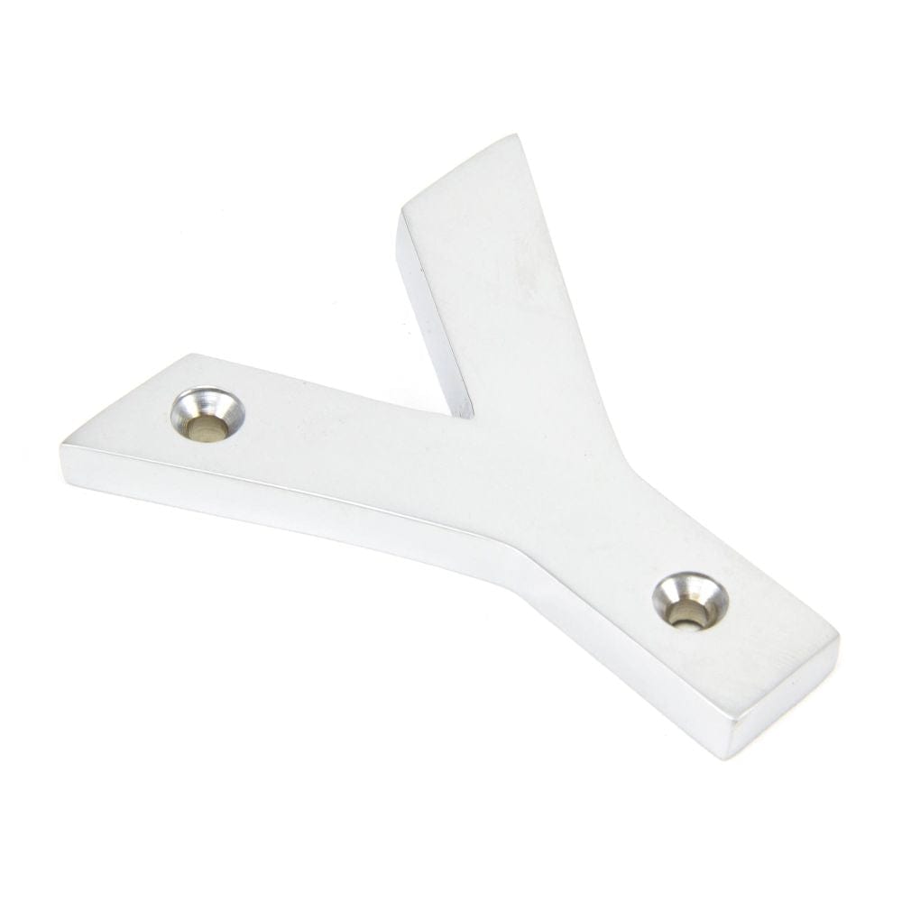 From The Anvil Door Furniture Satin Chrome / Letters / Y From The Anvil - Satin Chrome Letter Y