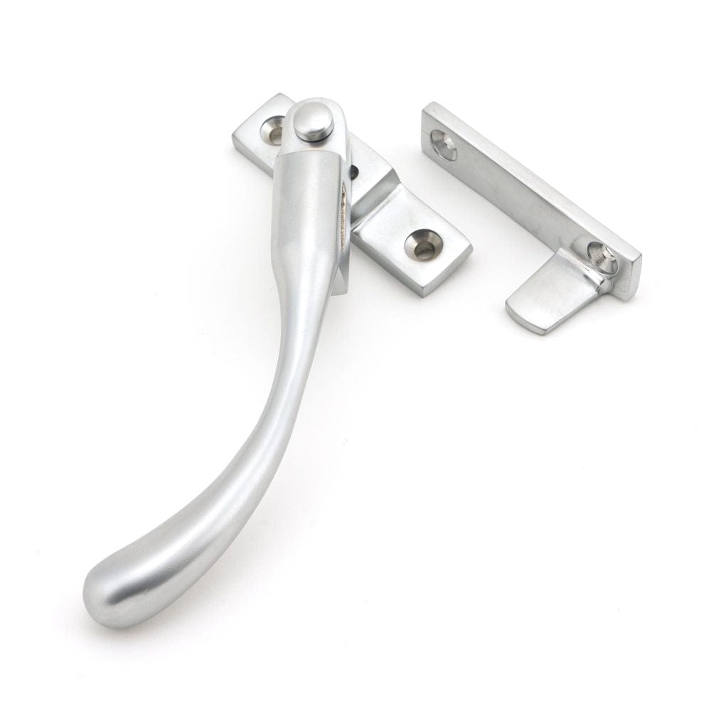 From The Anvil Window Furniture Satin Chrome / Yes / Night Vent From The Anvil - Satin Chrome Night-Vent Locking Peardrop Fastener - LH