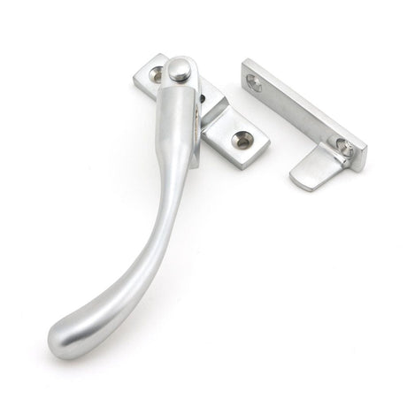 From The Anvil Window Furniture Satin Chrome / Yes / Night Vent From The Anvil - Satin Chrome Night-Vent Locking Peardrop Fastener - LH