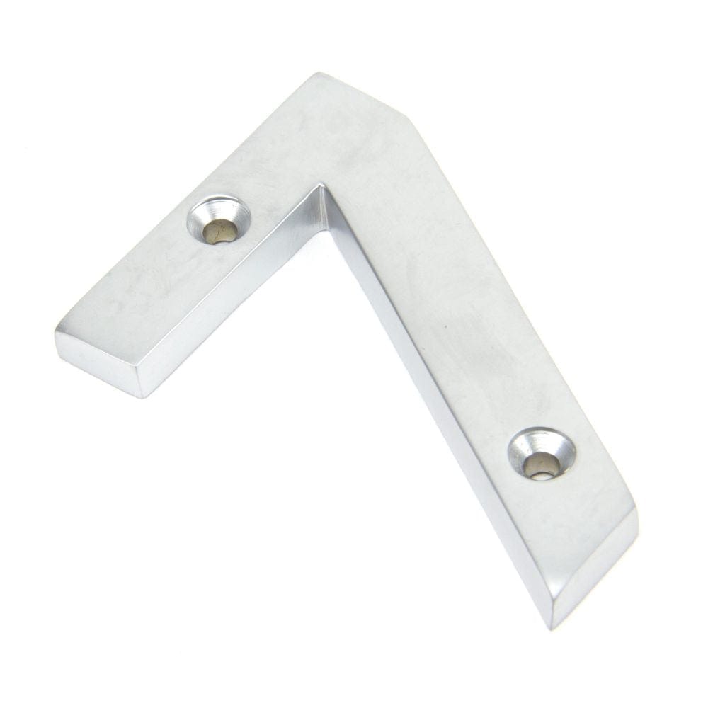 From The Anvil Door Furniture Satin Chrome / Numerals / 7 From The Anvil - Satin Chrome Numeral 7