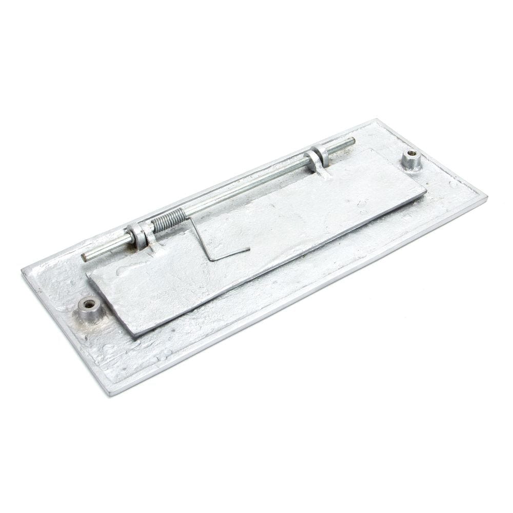 From The Anvil Door Furniture Satin Chrome / Letter Plates / 265 x 108mm From The Anvil - Satin Chrome Small Letter Plate