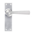From The Anvil Door Furniture Satin Chrome / Latch Handles From The Anvil - Satin Chrome Straight Lever Latch Set