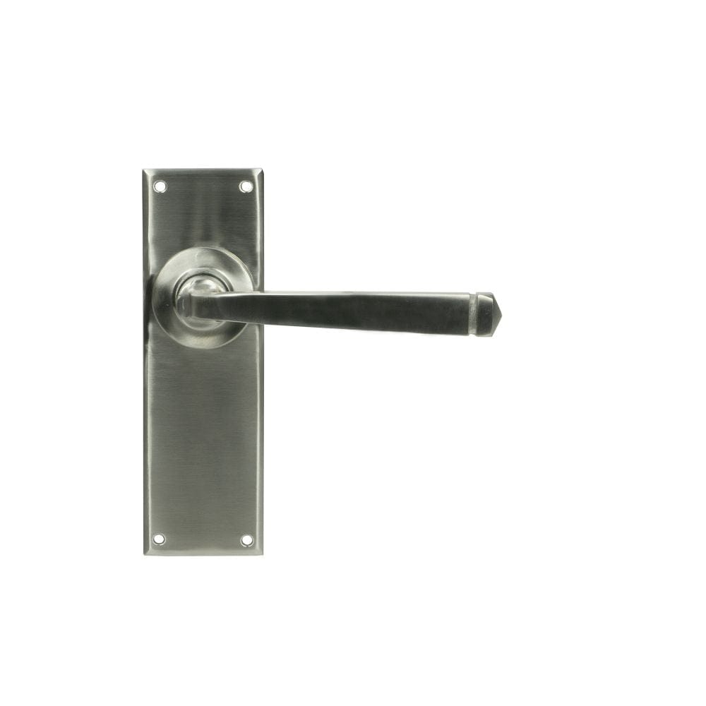 From The Anvil Door Furniture Satin Marine SS (316) / Latch Handles From The Anvil - Satin Marine SS (316) Avon Lever Latch Set