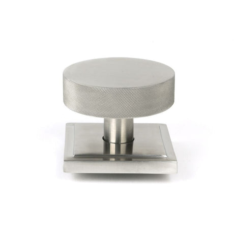 From The Anvil Door Furniture Satin Marine SS (316) / Square Centre Door Knob From The Anvil - Satin Marine SS (316) Brompton Centre Door Knob (Square)