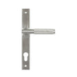 From The Anvil Door Furniture Satin Marine SS (316) / Multi Point Lock Set / 92mm c/c From The Anvil - Satin Marine SS (316) Brompton Slimline Espag. Lock Set