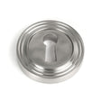 From The Anvil Door Furniture Satin Marine SS (316) / Mortice Key Profile Escutcheons From The Anvil - Satin Marine SS (316) Round Escutcheon (Beehive)