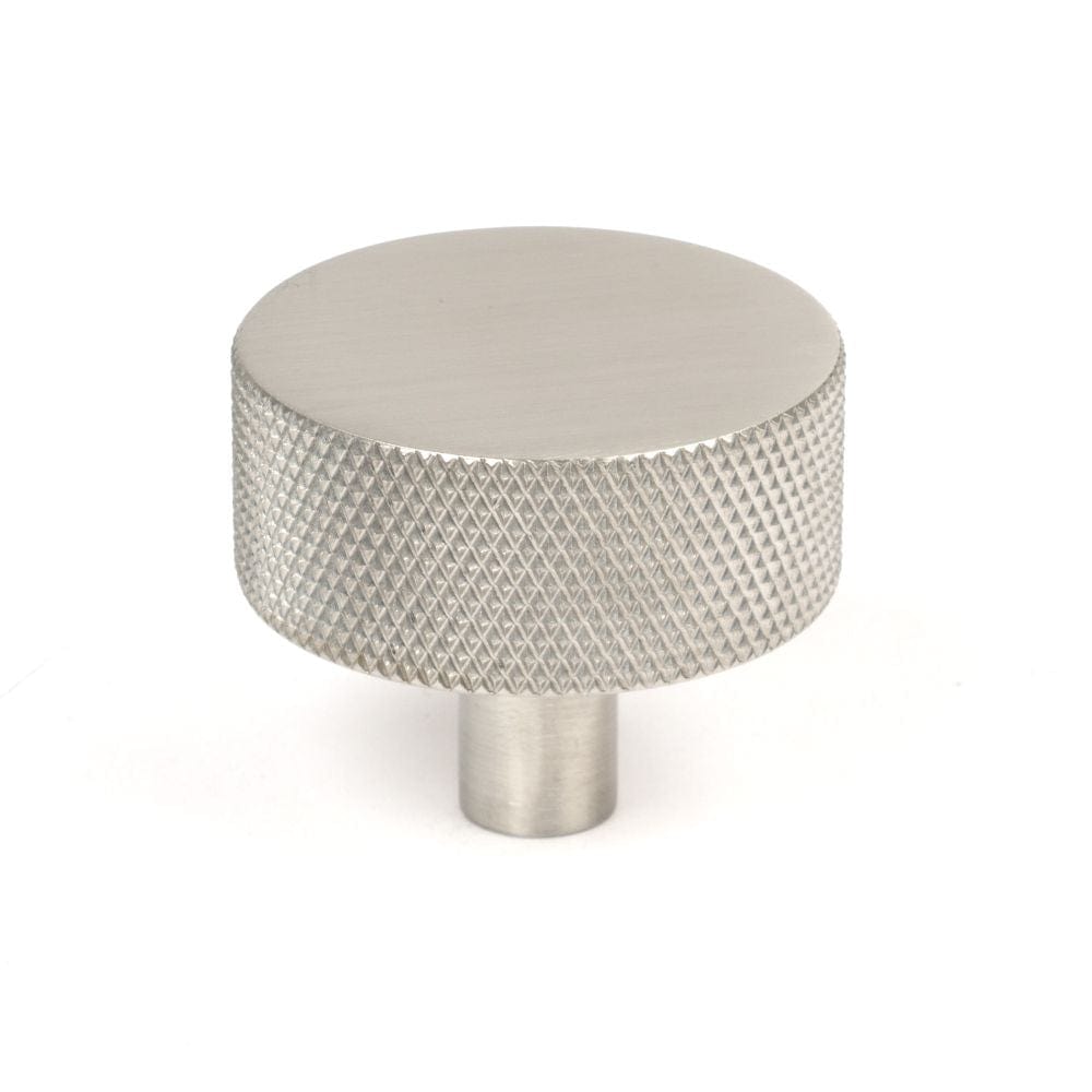 From The Anvil Cabinet Hardware Satin Stainless Steel / Cabinet Knobs / 30mm Dia. From The Anvil - Satin SS (304) Brompton Cabinet Knob - 38mm (No rose)
