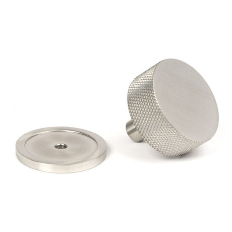From The Anvil Cabinet Hardware Satin Stainless Steel / Cabinet Knobs / 30mm Dia. From The Anvil - Satin SS (304) Brompton Cabinet Knob - 38mm (Plain)
