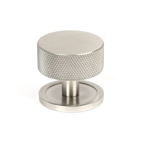 From The Anvil Cabinet Hardware Satin Stainless Steel / Cabinet Knobs / 30mm Dia. From The Anvil - Satin SS (304) Brompton Cabinet Knob - 38mm (Plain)