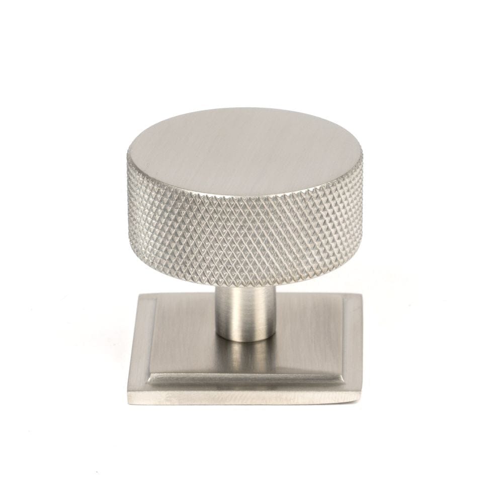 From The Anvil Cabinet Hardware Satin Stainless Steel / Cabinet Knobs / 30mm Dia. From The Anvil - Satin SS (304) Brompton Cabinet Knob - 38mm (Square)
