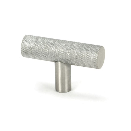 From The Anvil Cabinet Hardware Satin Stainless Steel / Cabinet T-Pulls / 30mm Dia. From The Anvil - Satin SS (304) Brompton T-Bar