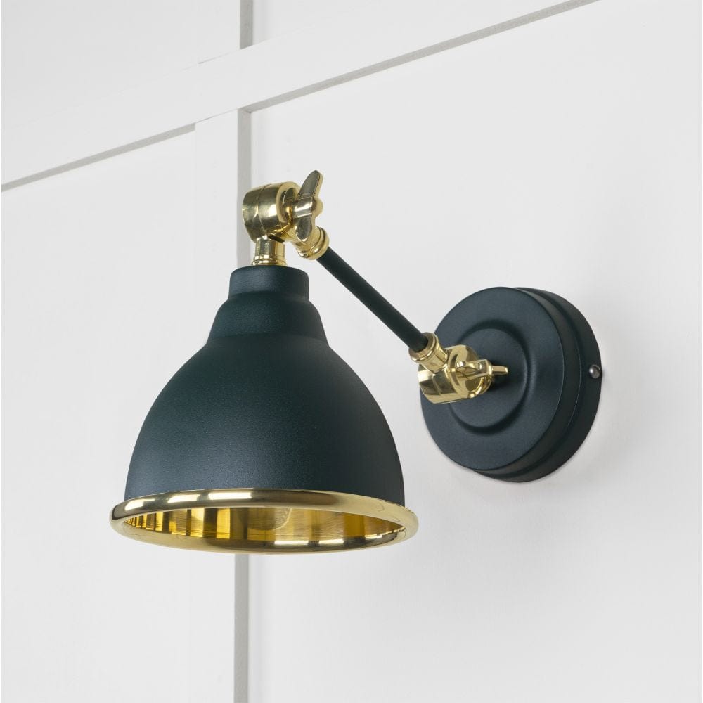 From The Anvil Electrical Smooth Brass / Wall Lights From The Anvil - Smooth Brass Brindley Wall Light in Dingle
