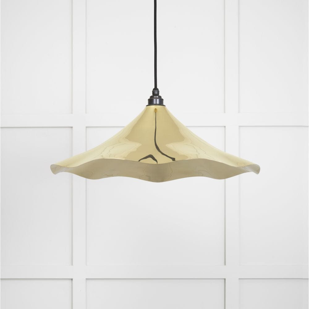From The Anvil Electrical Smooth Brass / Ceiling Pendants From The Anvil - Smooth Brass Flora Pendant