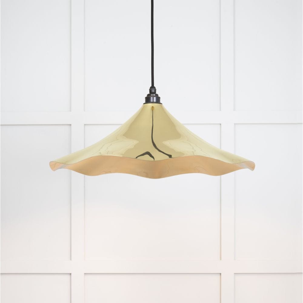 From The Anvil Electrical Smooth Brass / Ceiling Pendants From The Anvil - Smooth Brass Flora Pendant