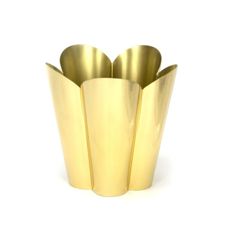 From The Anvil Home & Garden Smooth Brass / Plant Pots / Large From The Anvil - Smooth Brass Flora Pot - Large