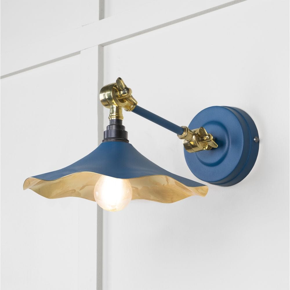 From The Anvil Electrical Smooth Brass / Wall Lights From The Anvil - Smooth Brass Flora Wall Light in Upstream