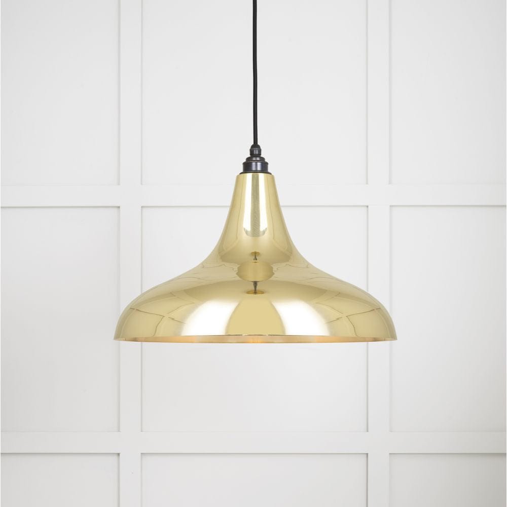 From The Anvil Electrical Smooth Brass / Ceiling Pendants From The Anvil - Smooth Brass Frankley Pendant