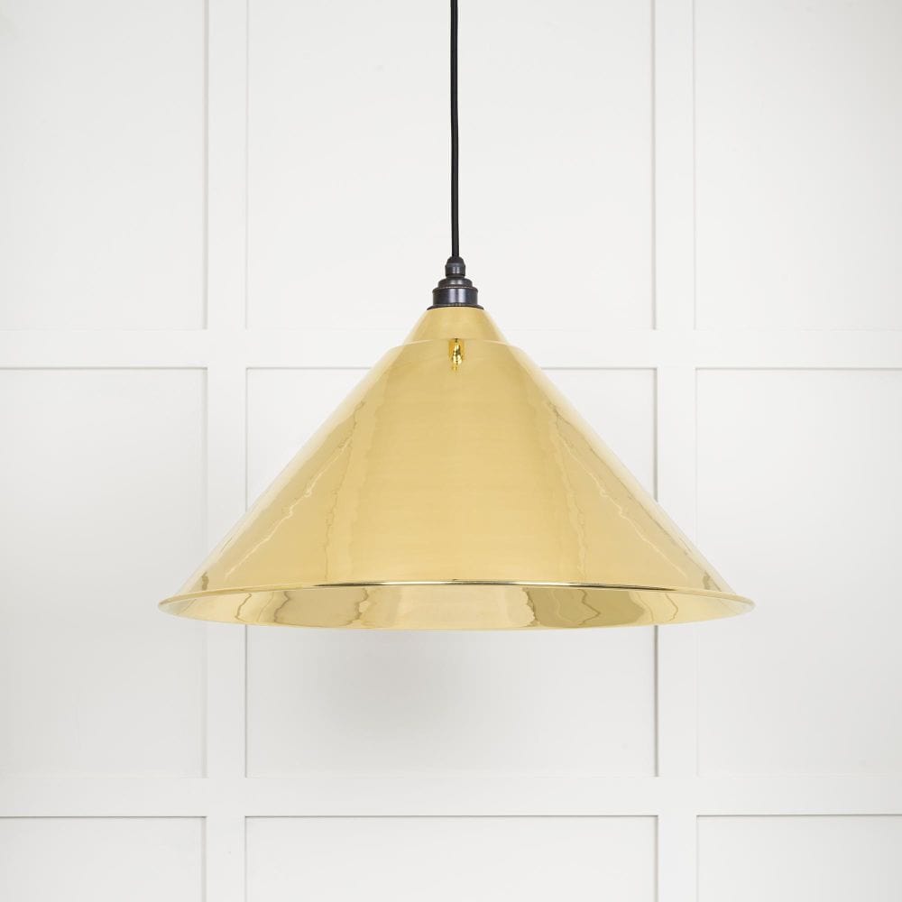 From The Anvil Electrical Smooth Brass / Ceiling Pendants From The Anvil - Smooth Brass Hockley Pendant