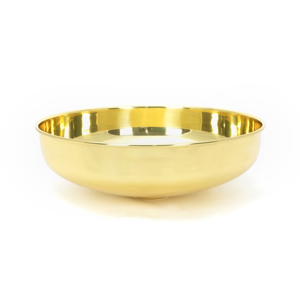 From The Anvil Home & Garden Smooth Brass / Sinks / Round Sink From The Anvil - Smooth Brass Round Sink