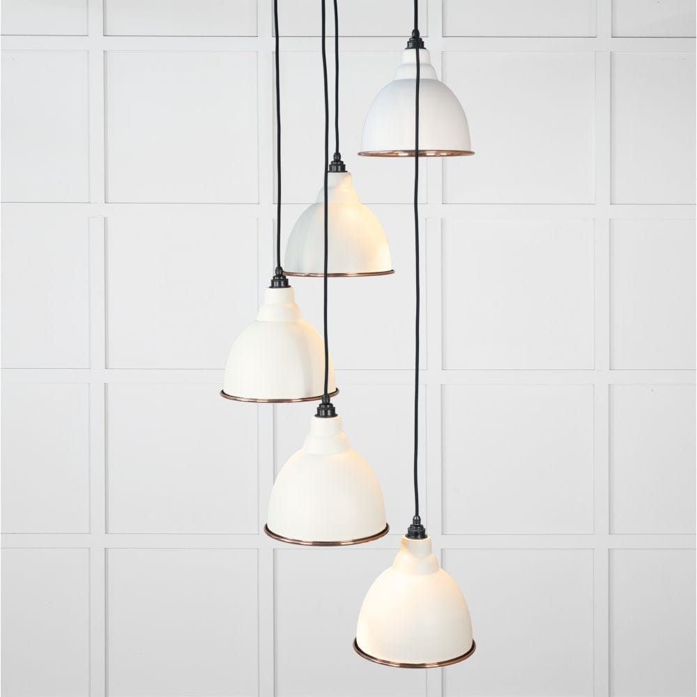 From The Anvil Electrical Smooth Copper / Cluster Pendants From The Anvil - Smooth Copper Brindley Cluster Pendant in Teasel