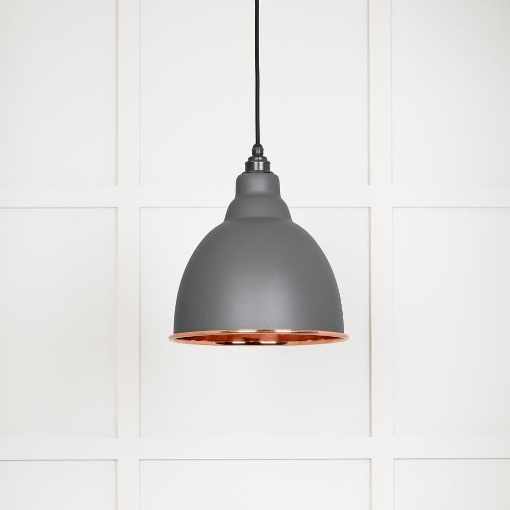From The Anvil Electrical Smooth Copper / Ceiling Pendants From The Anvil - Smooth Copper Brindley Pendant in Bluff