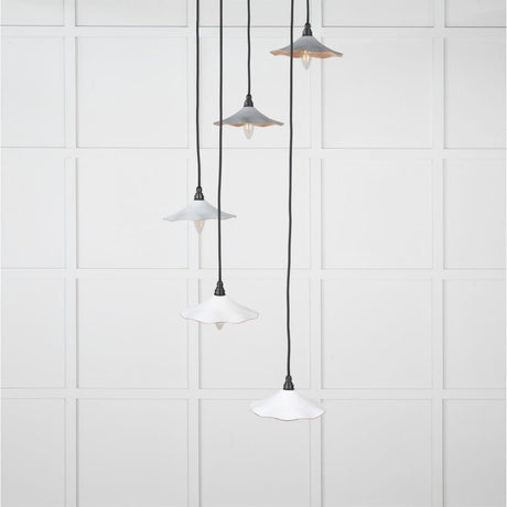 From The Anvil Electrical Smooth Copper / Cluster Pendants From The Anvil - Smooth Copper Flora Cluster Pendant in Flock