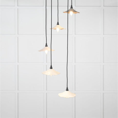 From The Anvil Electrical Smooth Copper / Cluster Pendants From The Anvil - Smooth Copper Flora Cluster Pendant in Teasel