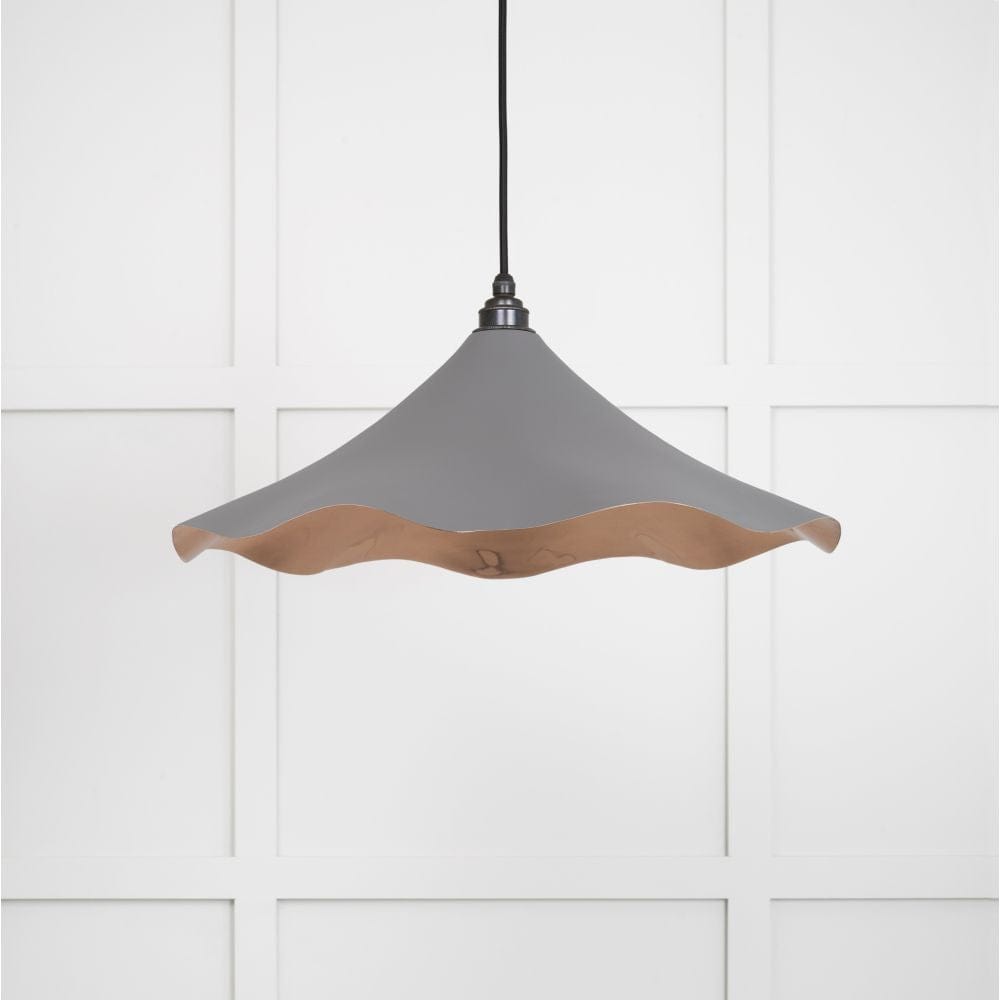 From The Anvil Electrical Smooth Copper / Ceiling Pendants From The Anvil - Smooth Copper Flora Pendant in Bluff
