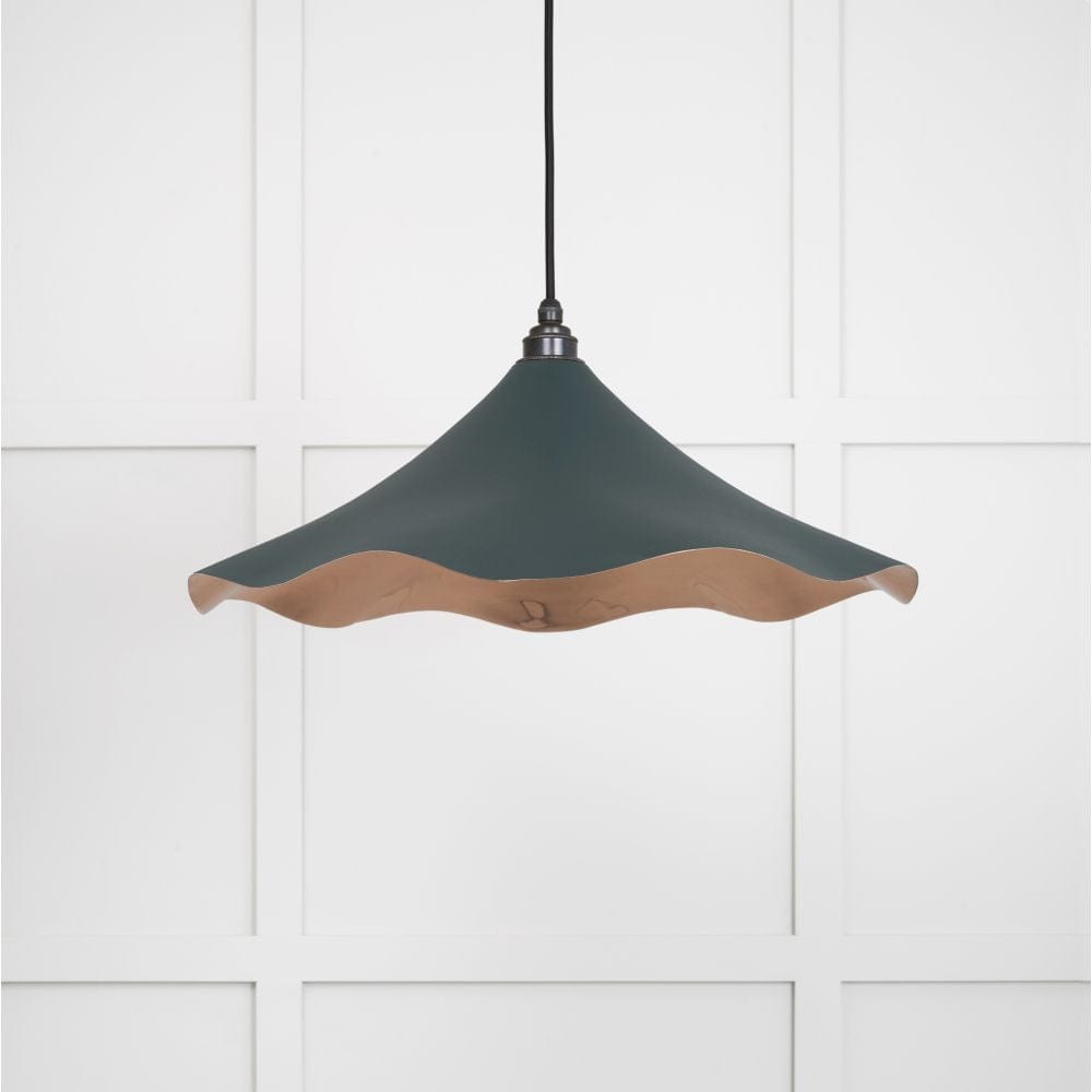 From The Anvil Electrical Smooth Copper / Ceiling Pendants From The Anvil - Smooth Copper Flora Pendant in Dingle