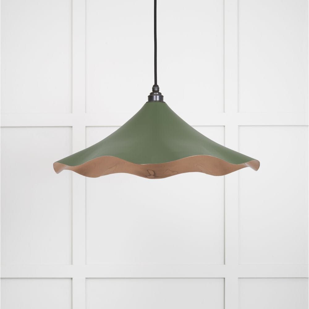 From The Anvil Electrical Smooth Copper / Ceiling Pendants From The Anvil - Smooth Copper Flora Pendant in Heath