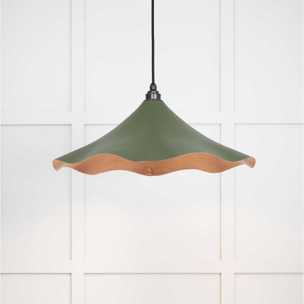 From The Anvil Electrical Smooth Copper / Ceiling Pendants From The Anvil - Smooth Copper Flora Pendant in Heath